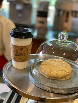 Cookies and a cup of coffee