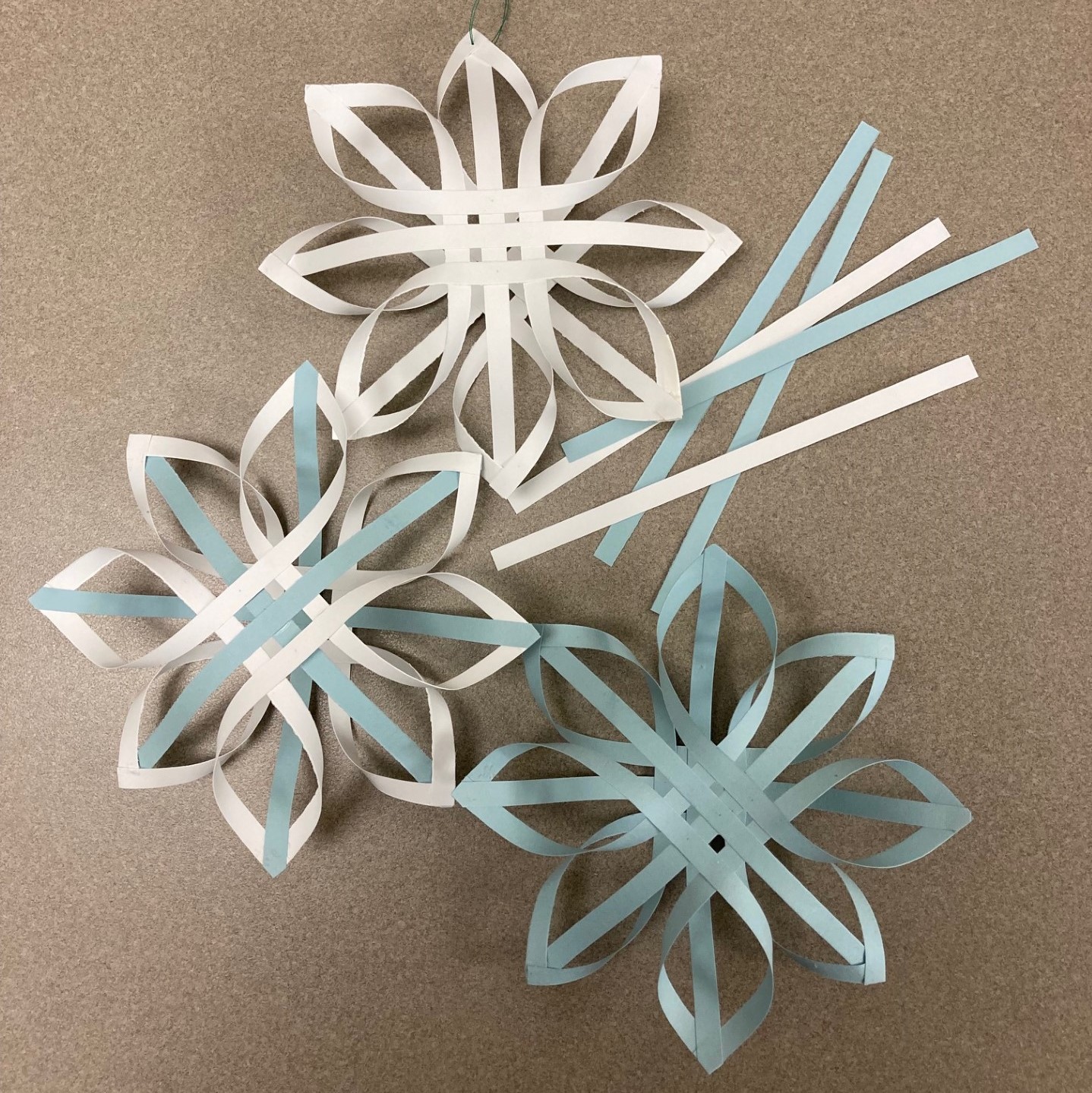 Woven paper star