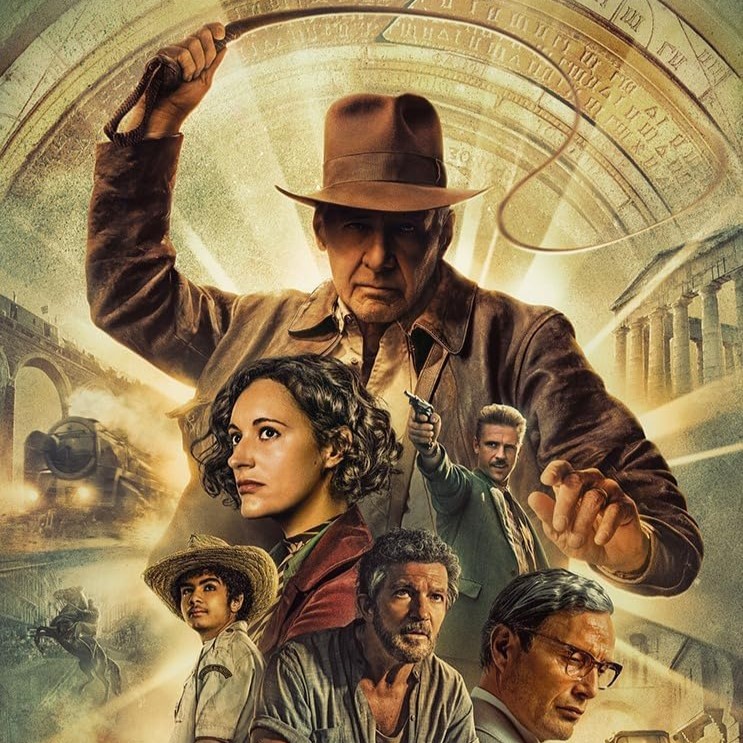 Indiana Jones Dial of Destiny movie cover