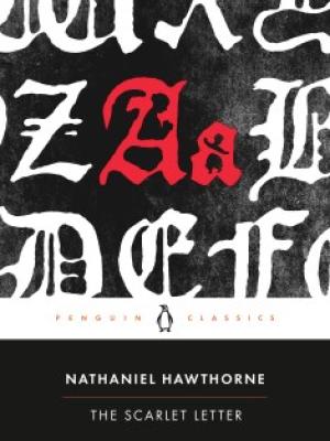 Book cover of The Scarlet Letter by Nathaniel Hawthorne
