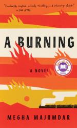 Book jacket for A Burning by Megha Majumdar