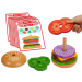 Create-a-Burger Sequencing Stacker game