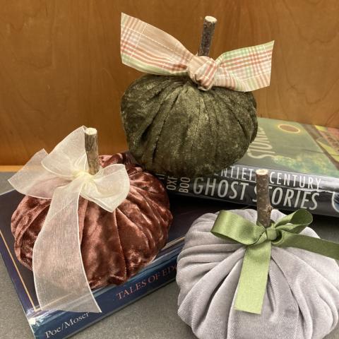 fabric pumpkins