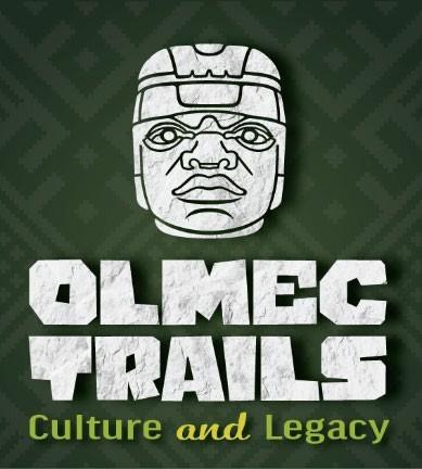 Olmec Trails exhibit logo