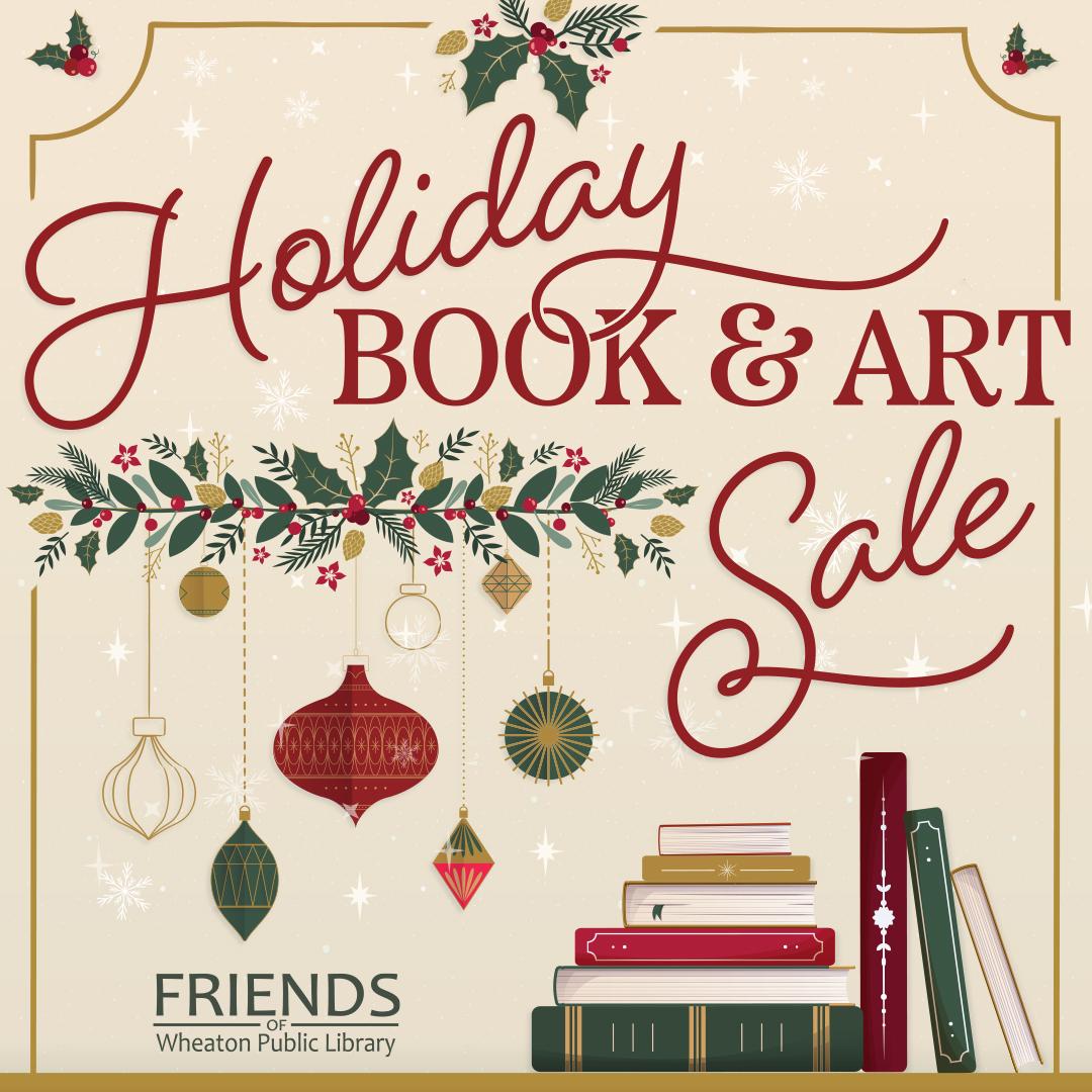 Holiday Book & Art Sale logo