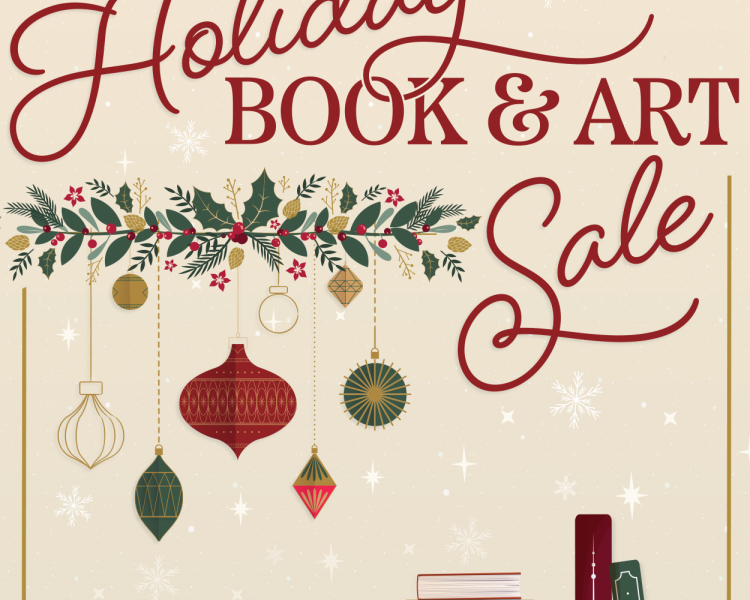 Friends Holiday Book & Art Sale logo